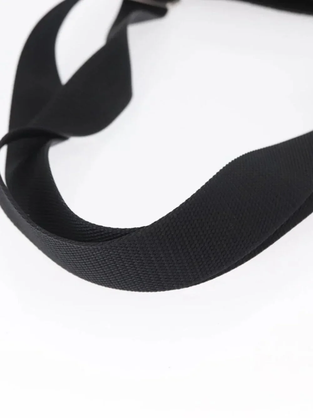 PRADA Shoulder Bag Nylon Black Silver Auth - Picture 8 of 16